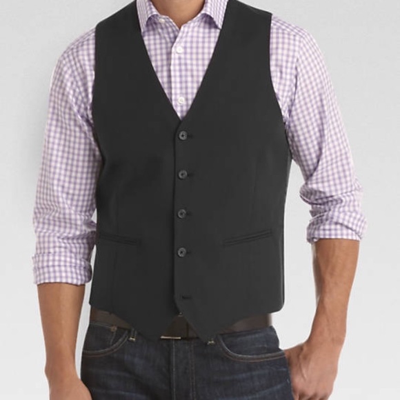 Topman Other - Topman Dark Gray 5 Button Vest Chest 42 New NWT